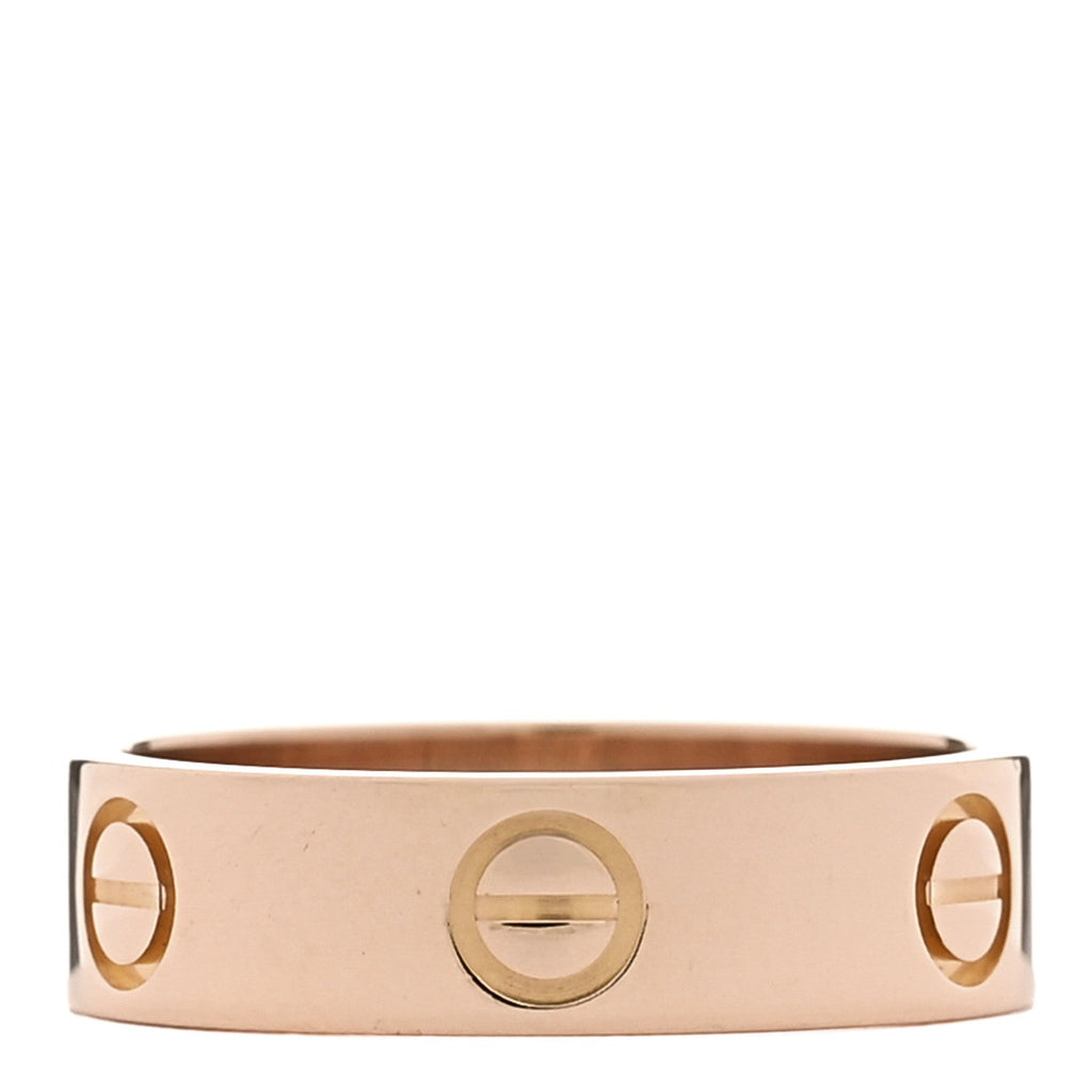 18K Pink Gold 5.5mm LOVE Ring 56 7.5
