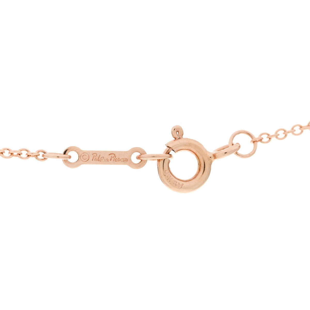 18K Rose Gold Diamond Mini Paloma's Graffiti Love Pendant Necklace