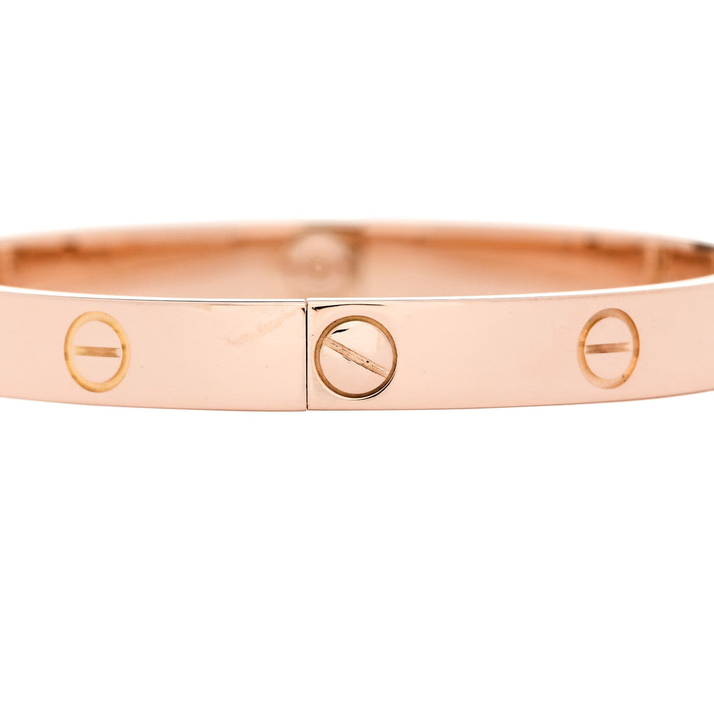 18K Pink Gold LOVE Bracelet 17