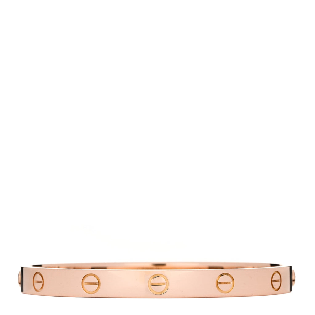 18K Pink Gold LOVE Bracelet 17