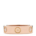 18K Pink Gold 3 Diamond 5.5mm LOVE Ring 53 6.5