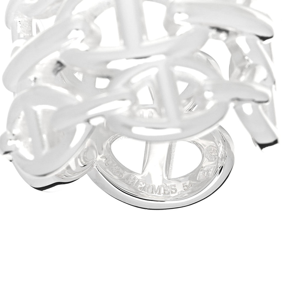 Sterling Silver GM Chaine d'Ancre Enchainee Band Ring 54 6.75