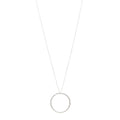 Sterling Silver Paloma's Melody Circle Pendant Necklace