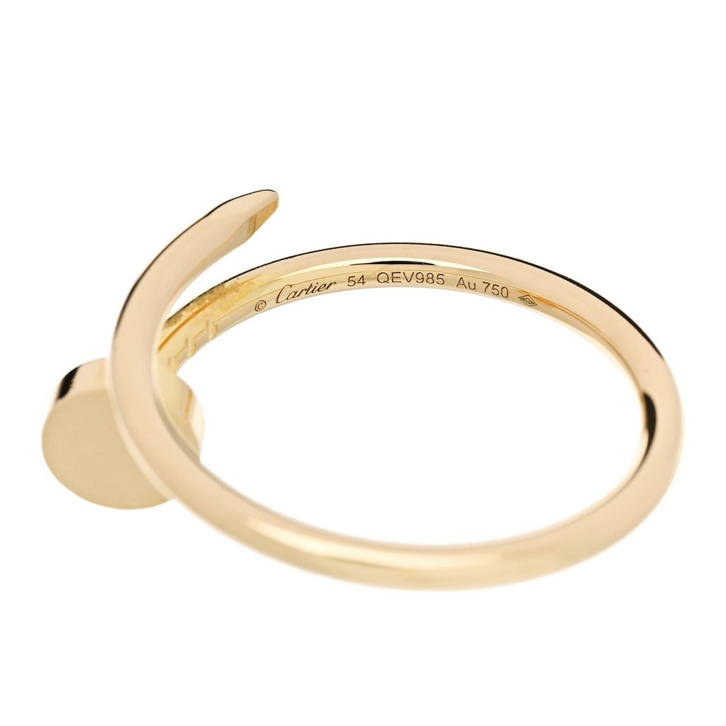 18K Yellow Gold Small Juste Un Clou Ring 54 7