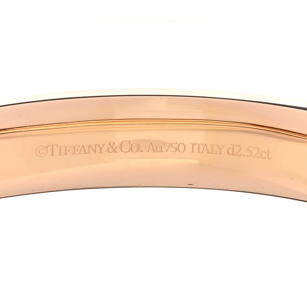 18K Rose Gold Diamond Atlas Closed Wide Hinged Bangle Bracelet