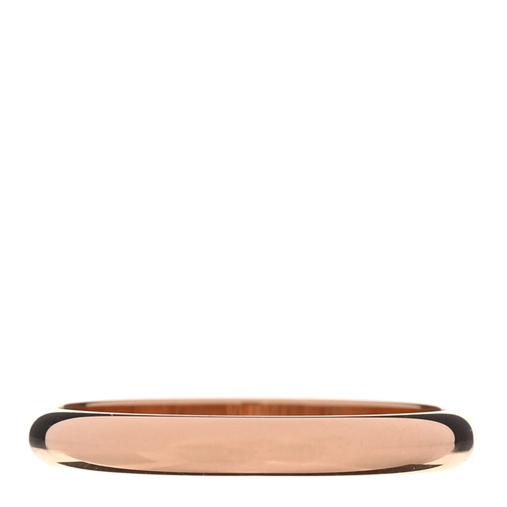 18K Pink Gold 2.5mm 1895 Wedding Band Ring 50 5.25