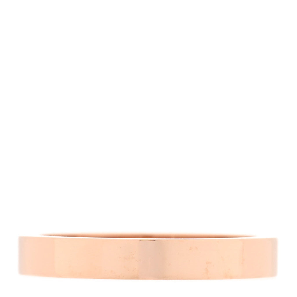 18K Pink Gold Diamond 3mm C De Cartier Wedding Band Ring 52 6