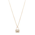 18K Rose Gold Diamond Constance Amulettes Pendant Necklace