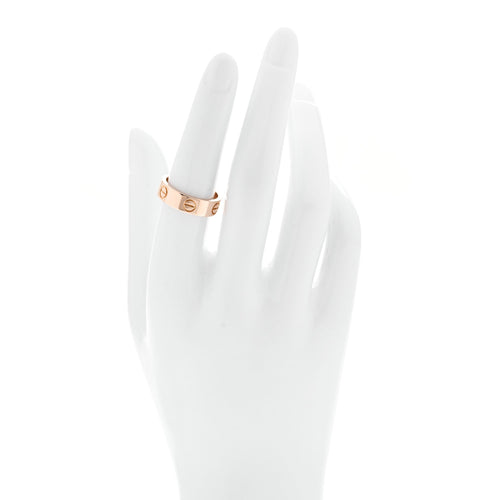 18K Pink Gold 5.5mm LOVE Ring 53 6.5