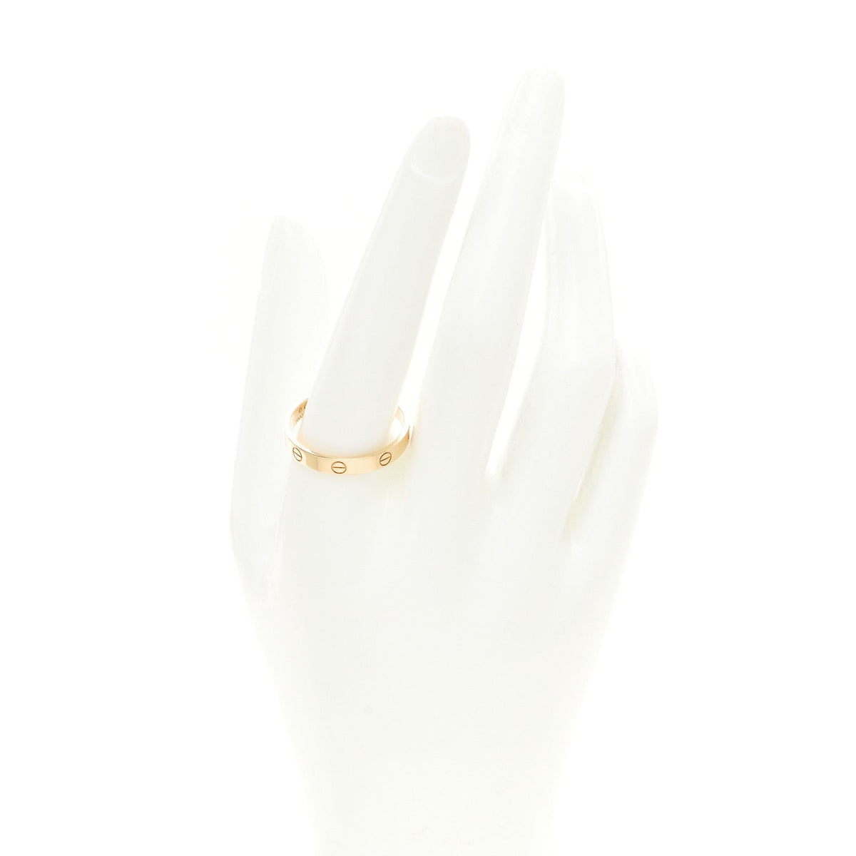 18K Yellow Gold 3.5mm LOVE Wedding Band Ring 66 11.5