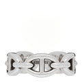 Sterling Silver PM Chaine d'Ancre Enchainee Band Ring 52 6