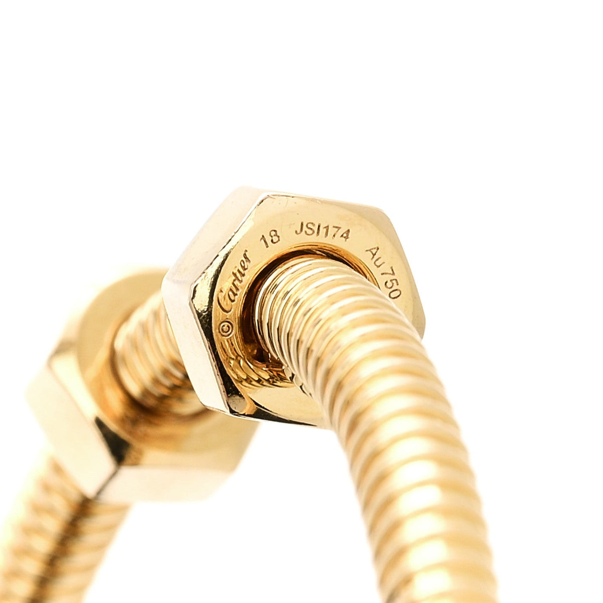 18K Yellow Gold Ecrou de Cartier Bracelet 18