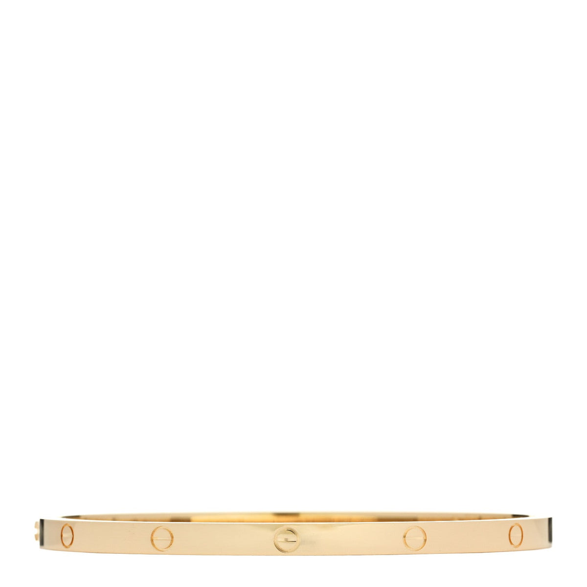 18K Yellow Gold Small LOVE Bracelet 17