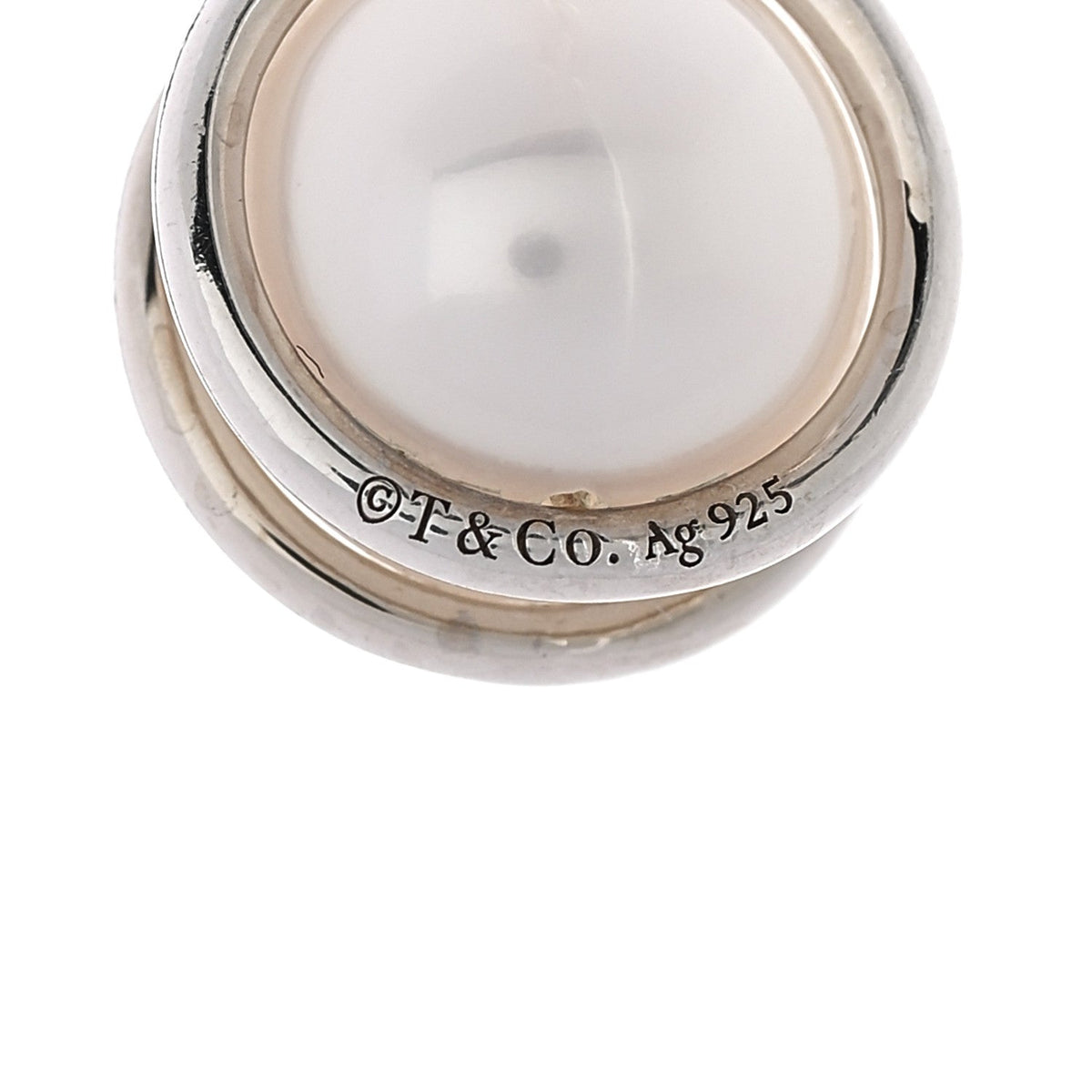 Sterling Silver Cultured Pearl HardWear Link Bracelet
