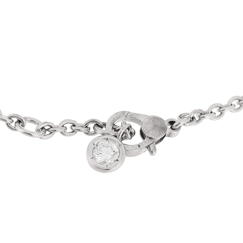 18K White Gold Diamond Finesse Bracelet LG