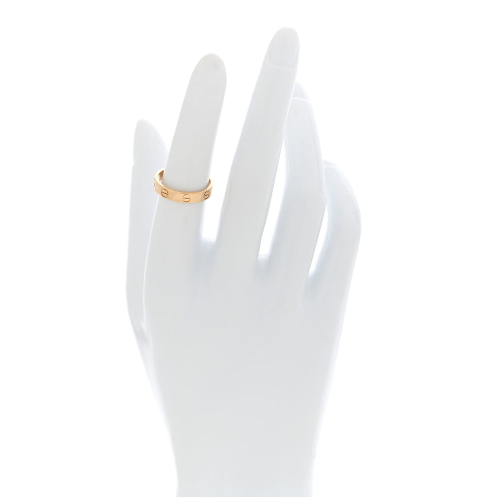 18K Yellow Gold 3.5mm LOVE Wedding Band Ring 52 6