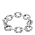 Sterling Silver 17mm Large Oval Link Bracelet