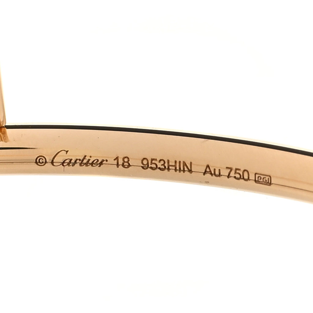 18K Yellow Gold Diamond Small Juste Un Clou Bracelet 16