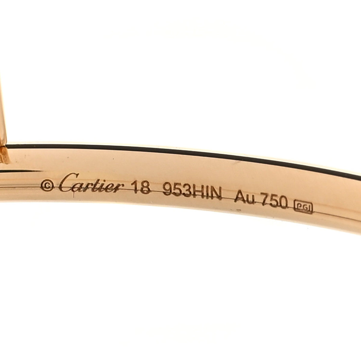 18K Yellow Gold Diamond Small Juste Un Clou Bracelet 16