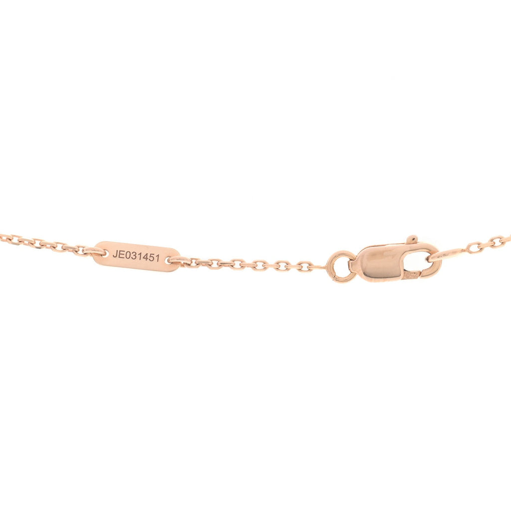 18K Rose Gold Sweet Alhambra Pendant Necklace