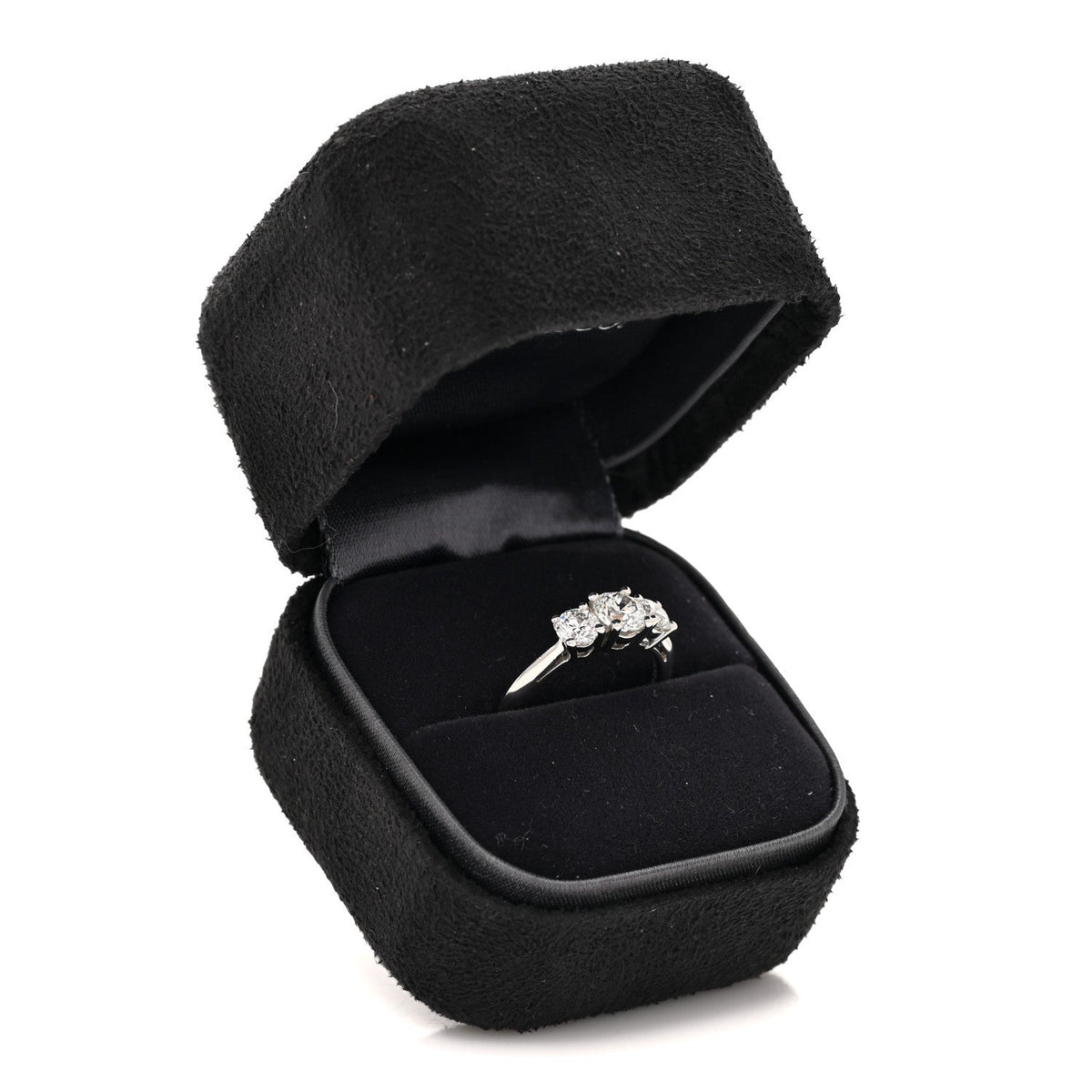 Platinum Diamond 1.25ctw Three Stone Engagement Ring 52 6