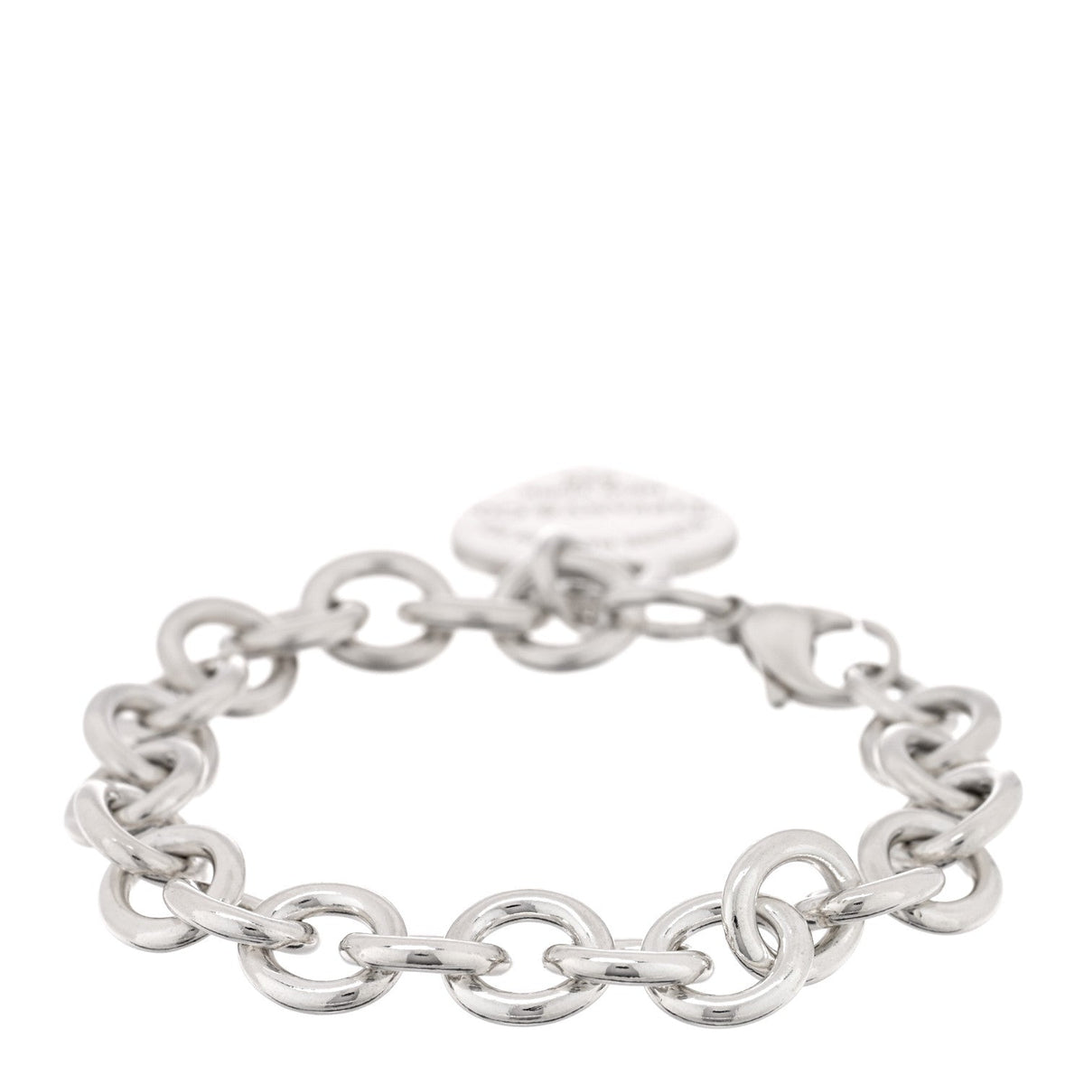 Sterling Silver Return to Tiffany Heart Tag Charm Bracelet