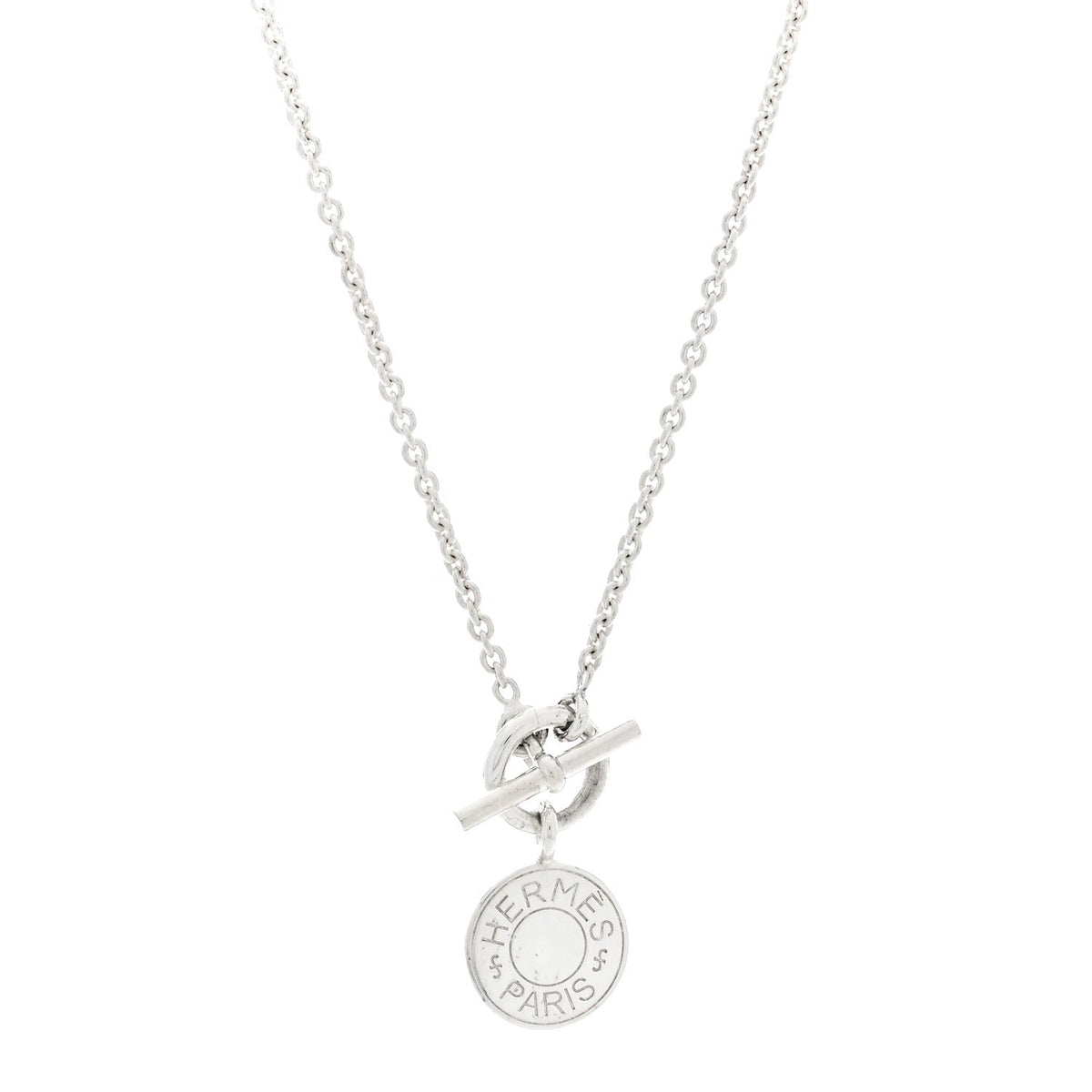 Sterling Silver Amulettes H Confettis Pendant Necklace