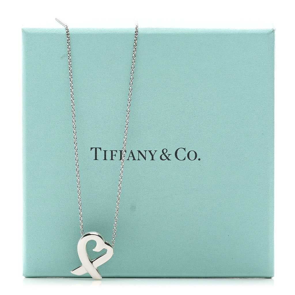Sterling Silver Paloma Picasso Loving Heart Pendant Necklace
