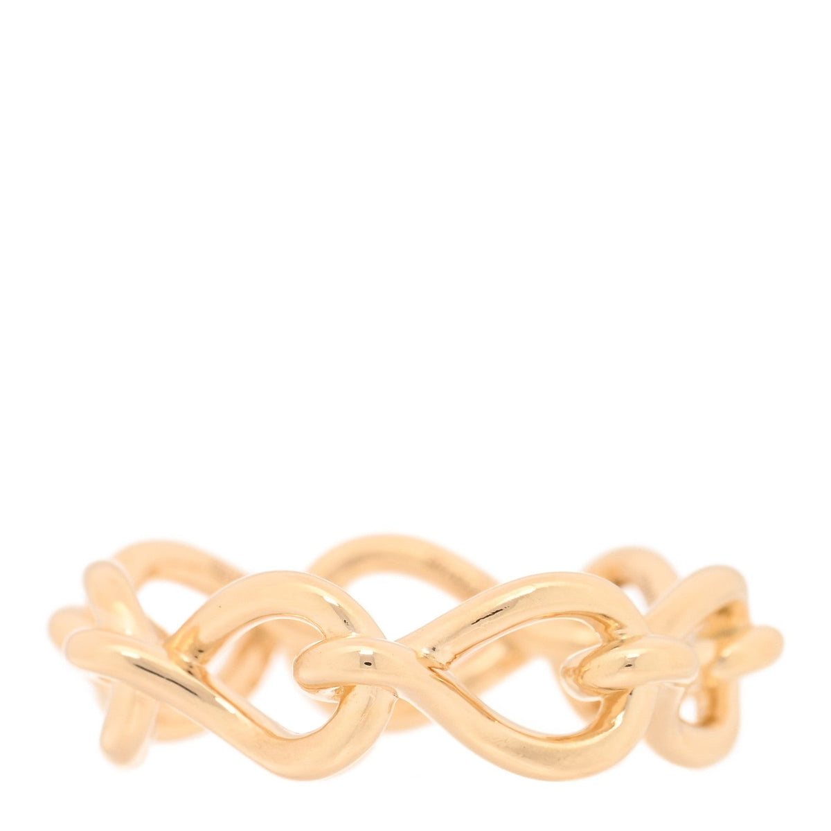 18K Yellow Gold Maillon Infini de Cartier Ring 54 7