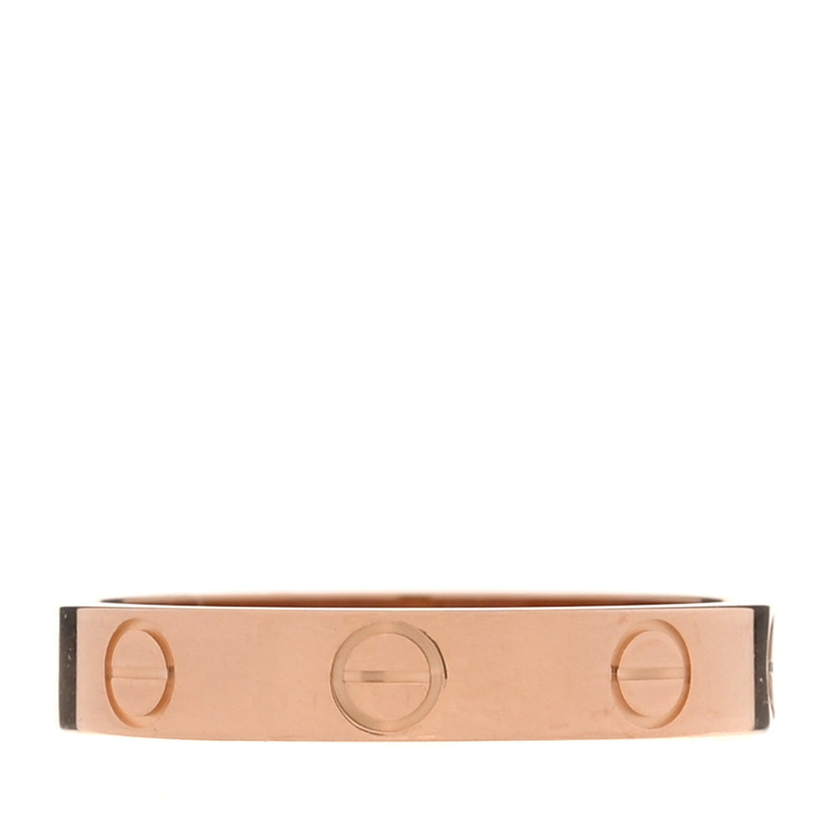 18K Pink Gold 3.5mm LOVE Wedding Band Ring 54 7