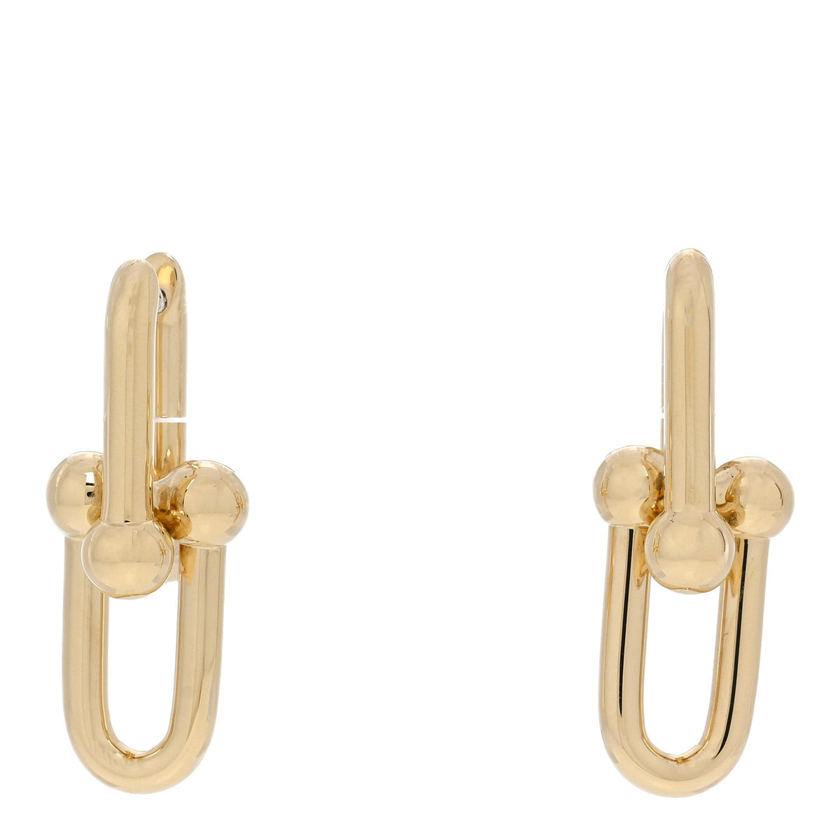18K Yellow Gold Large HardWear Link Earrings