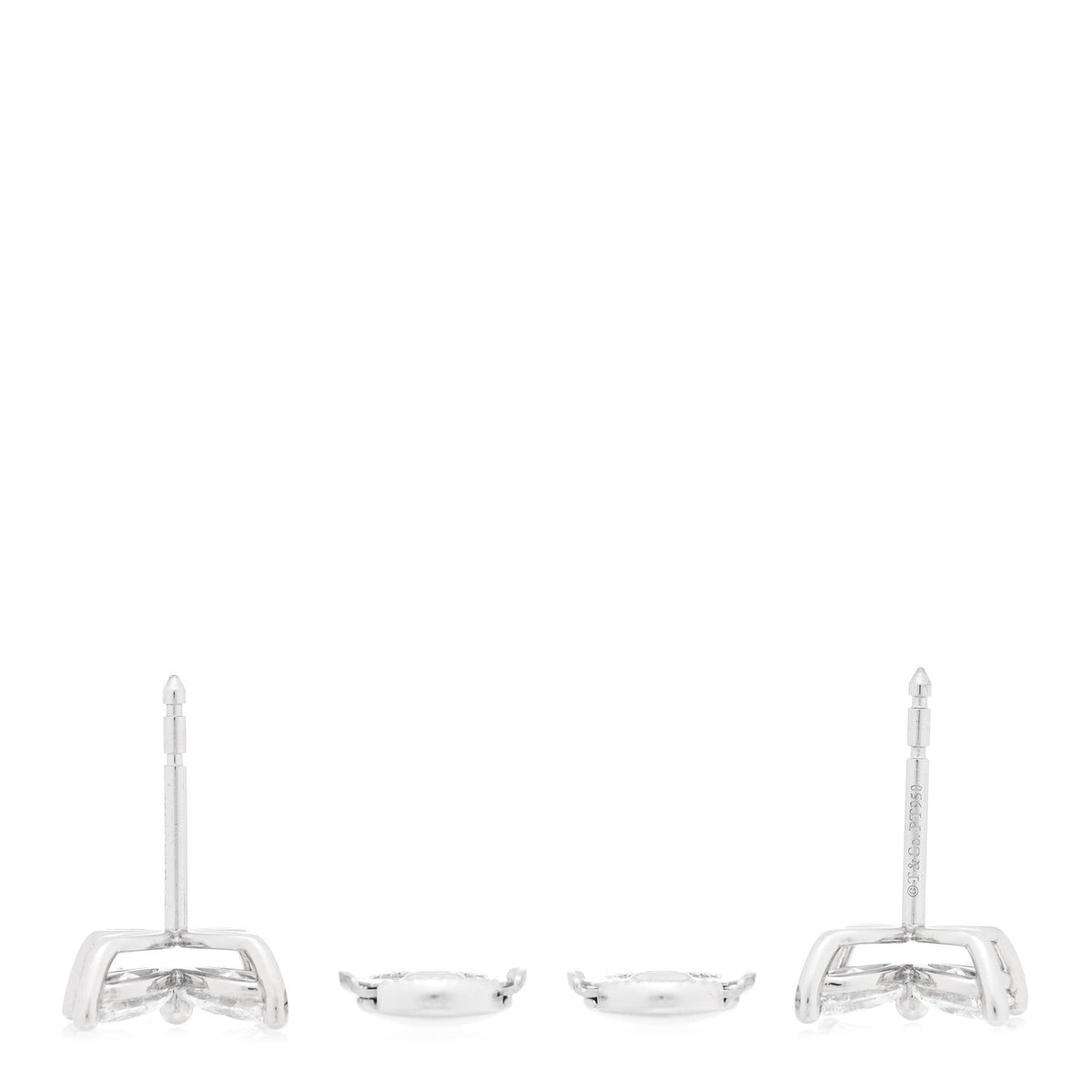 Platinum Diamond Large Victoria Earrings