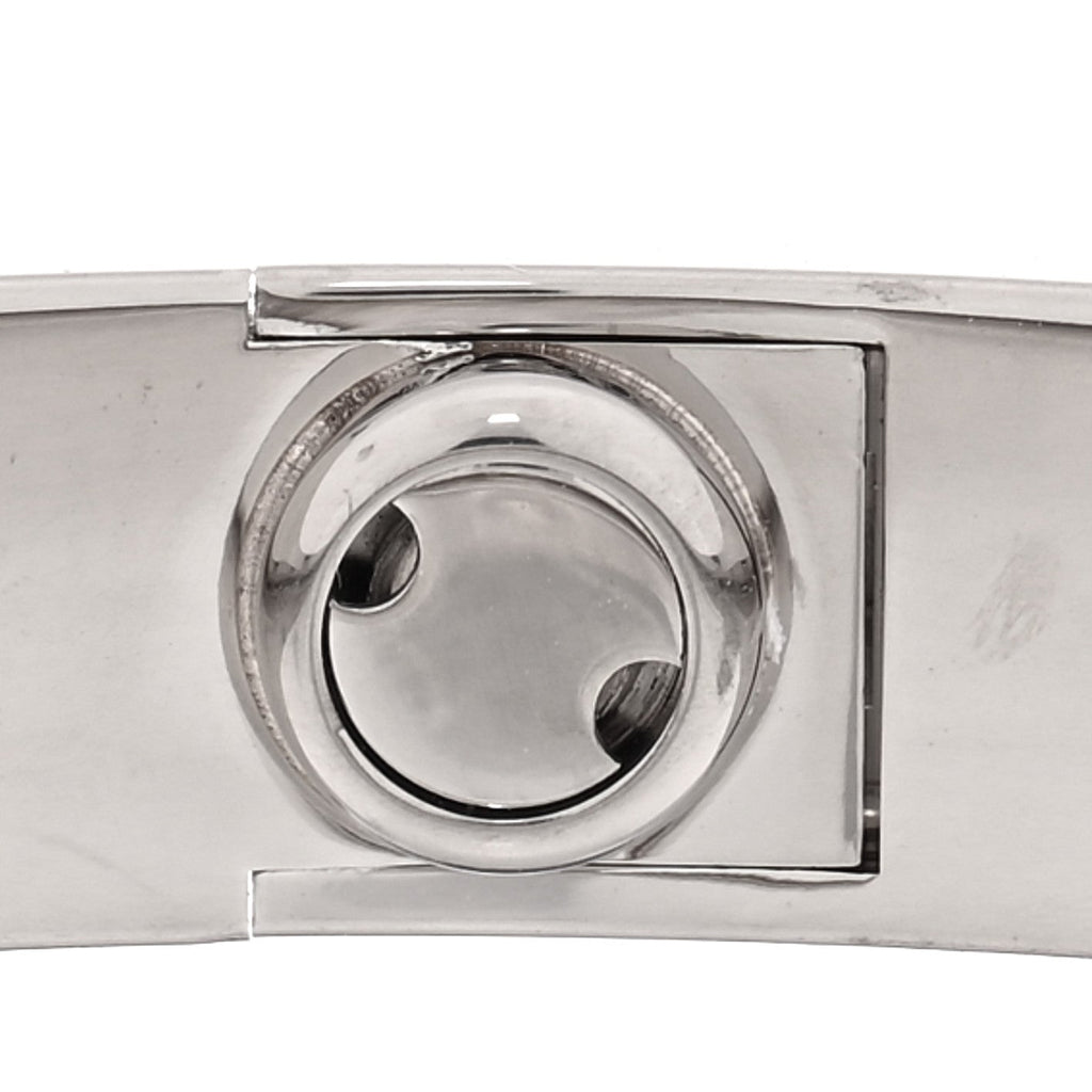 18K White Gold LOVE Bracelet 16