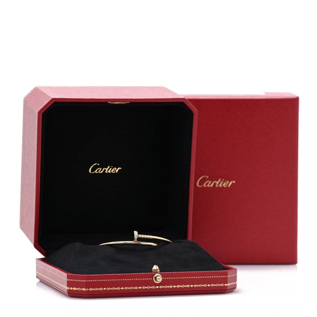 18K Yellow Gold Diamond Small Juste Un Clou Bracelet 15