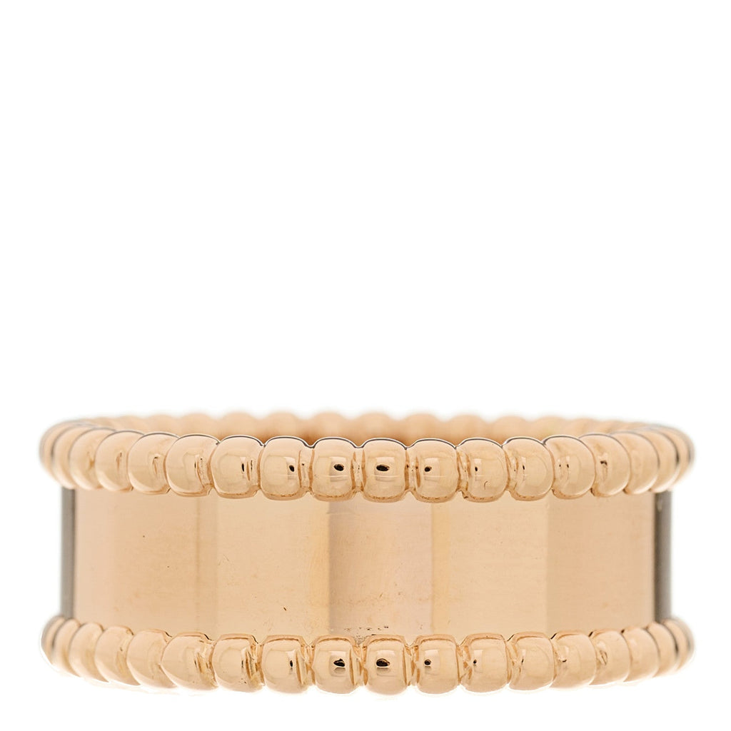 18K Rose Gold Perlee Signature Ring 52 6