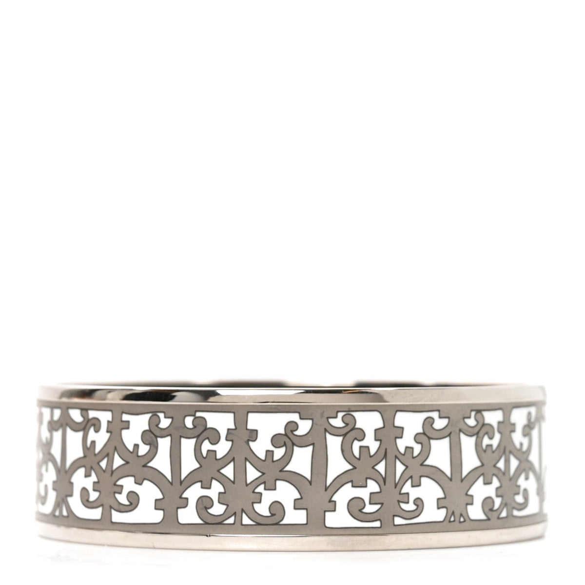 Enamel Printed Wide Balcons du Guadalquivir Bracelet 65 Silver