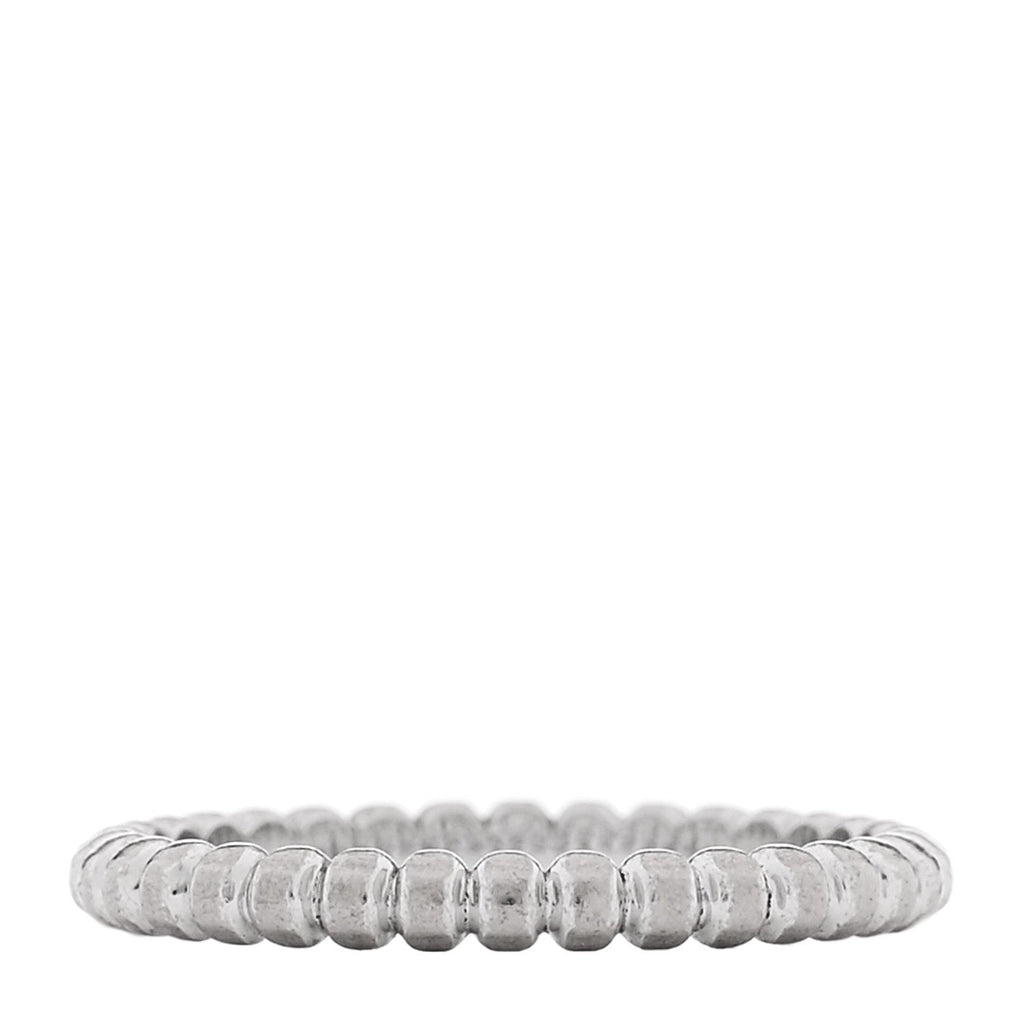18K White Gold Small Perlee Ring 48 4.5