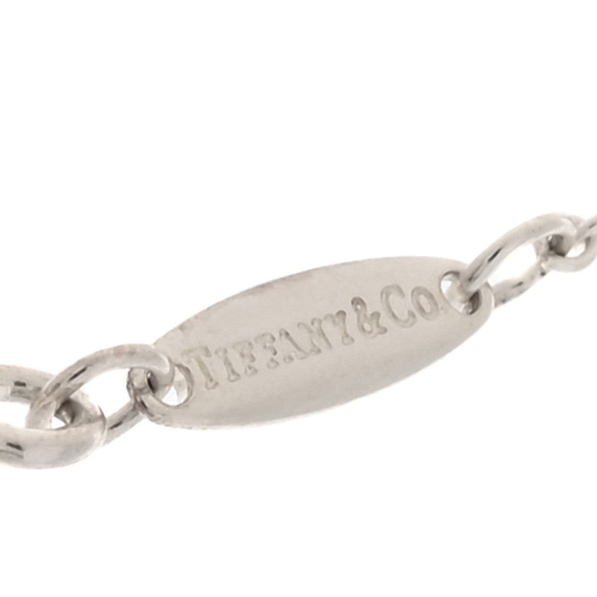 Sterling Silver Diamond .07ct Elsa Peretti Diamonds by the Yard Pendant Necklace