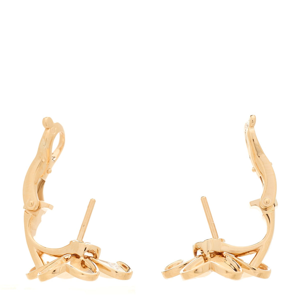 18K Rose Gold Diamond Small Frivole Earrings