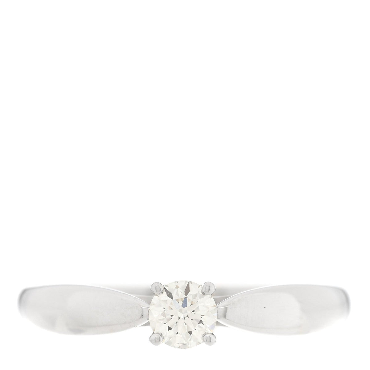 Platinum Diamond .21ct Harmony Solitaire Engagement Ring 51 5.75