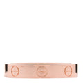 18K Pink Gold 3.5mm LOVE Wedding Band Ring 55 7.25