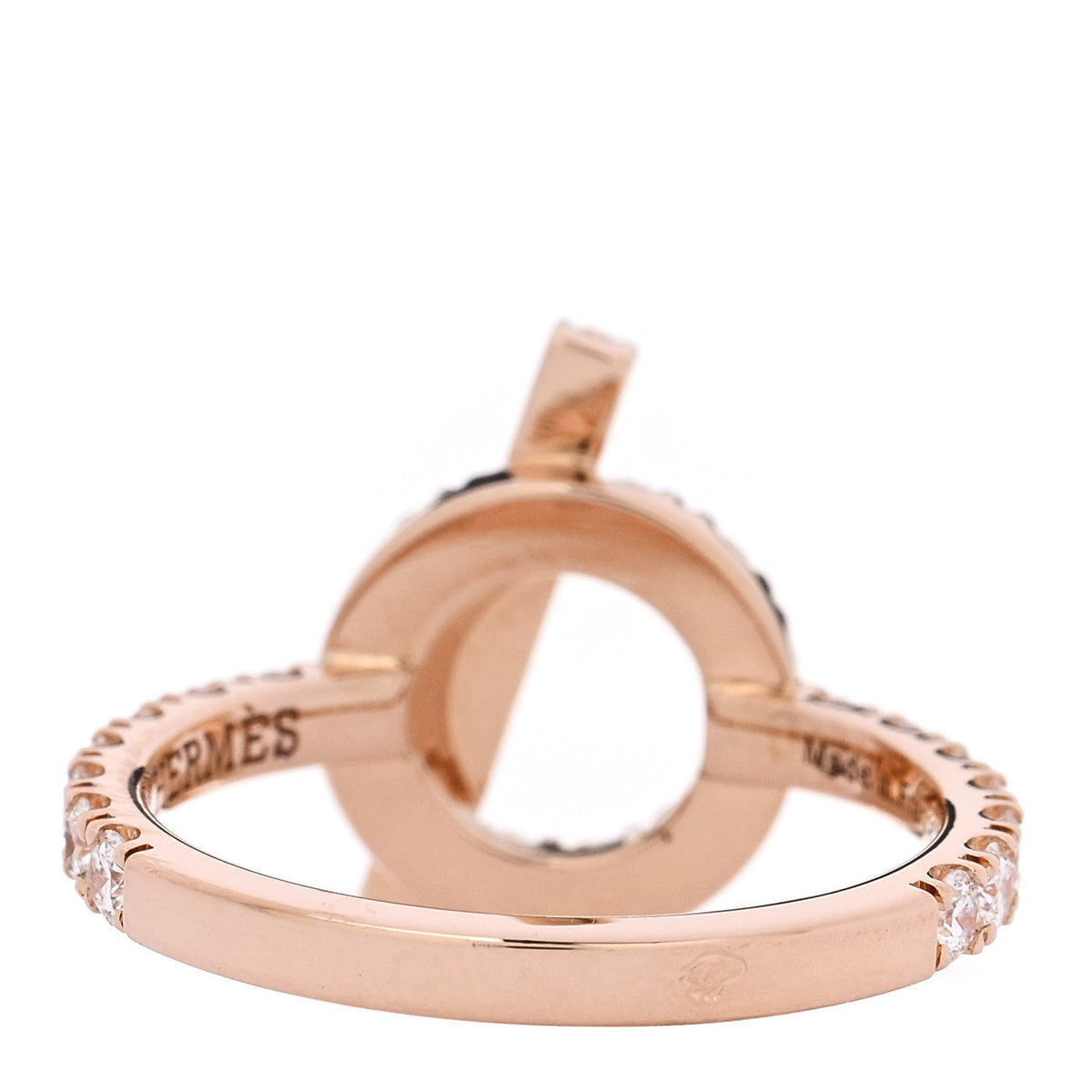 18K Rose Gold Diamond Finesse Ring 50 5.25