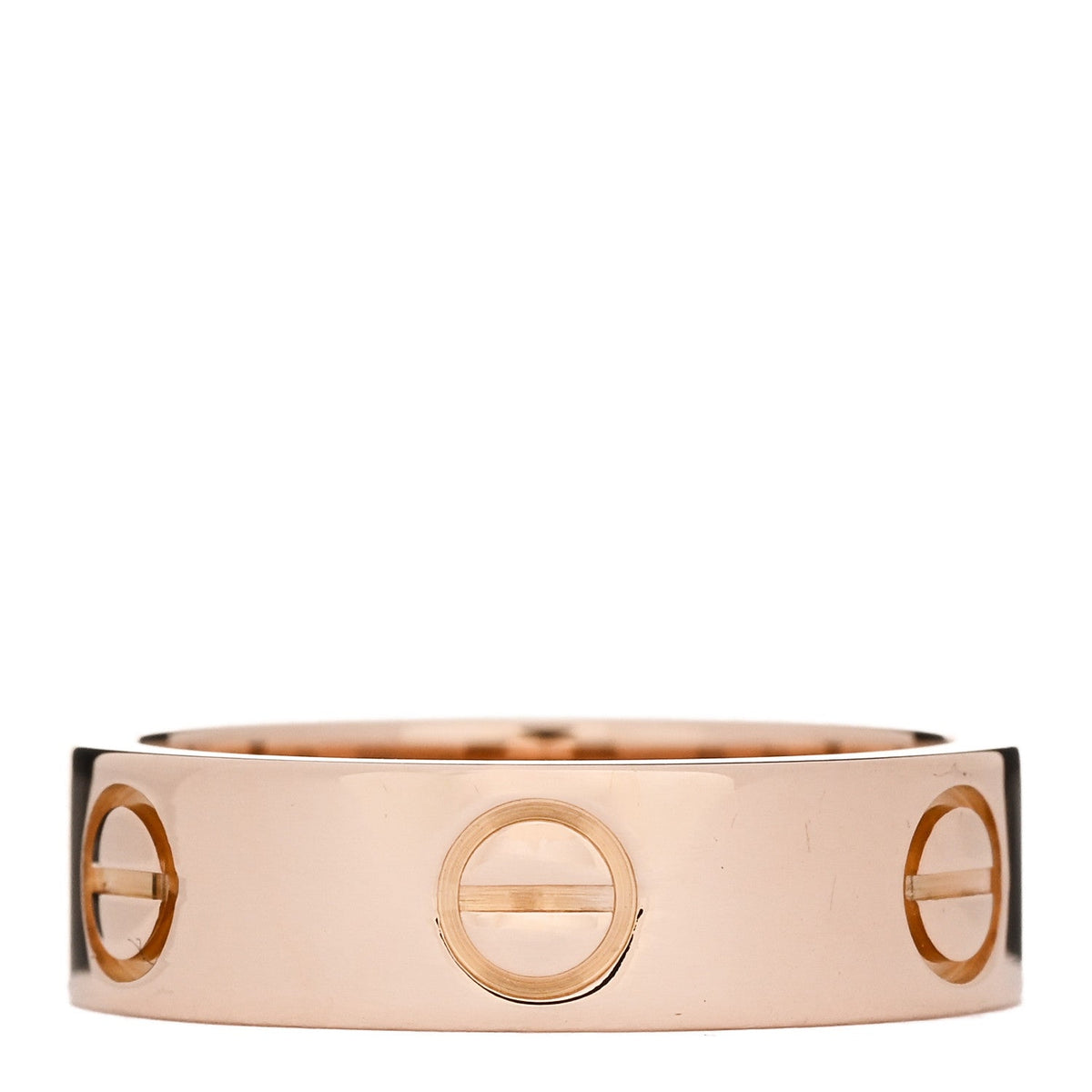 18K Pink Gold 5.5mm LOVE Ring 53 6.5