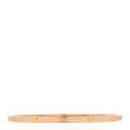 18K Yellow Gold Diamond Small LOVE Paved Bracelet 19