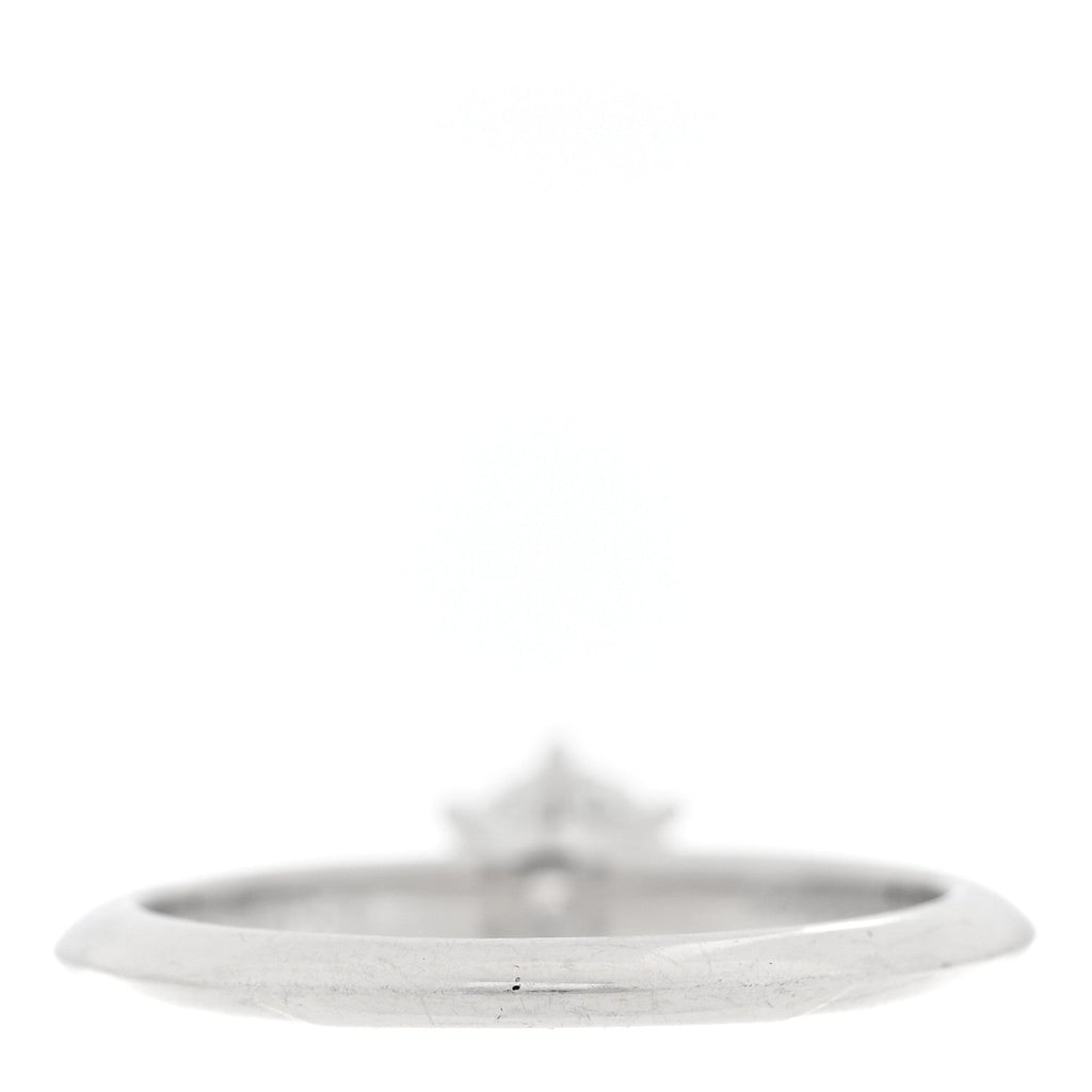 Platinum Diamond .53ct Solitaire Engagement Ring 53 6.5
