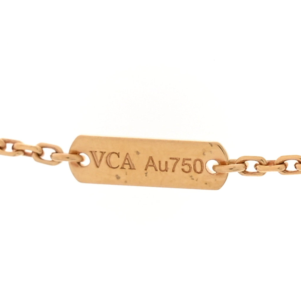 18K Yellow Gold Vintage Alhambra Pendant Necklace