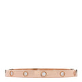 18K Pink Gold 10 Diamond LOVE Bracelet 17