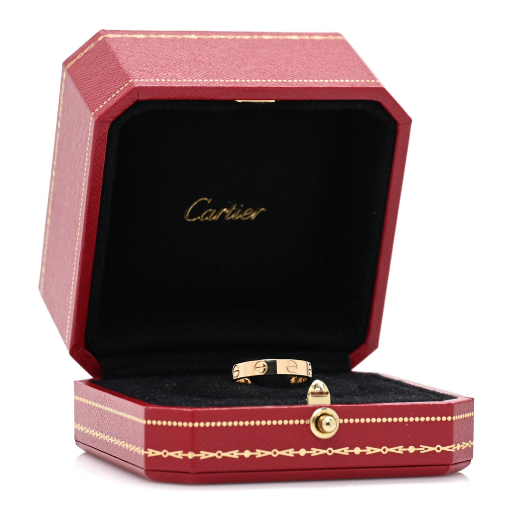 18K Yellow Gold 3.5mm LOVE Wedding Band Ring 50 5.25