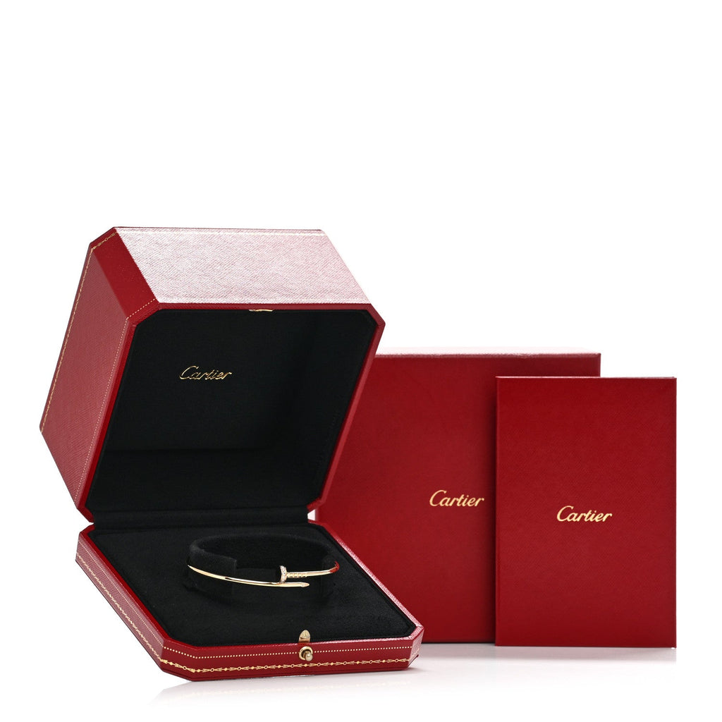 18K Yellow Gold Diamond Small Juste Un Clou Bracelet 18