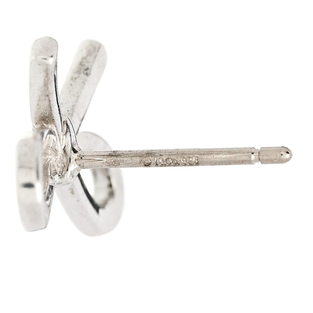 Sterling Silver Bow Earrings